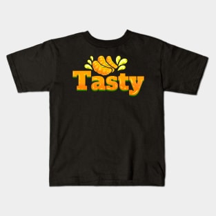 Tasty Orange Slices Or Peaces - Vegetarian - Go Vegan Kids T-Shirt